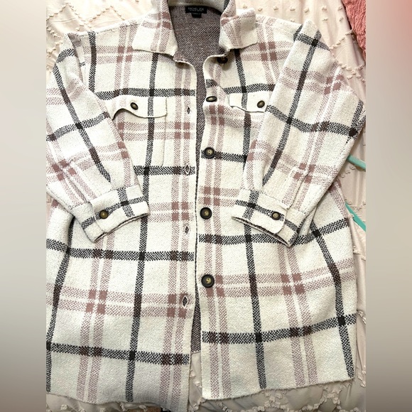 Rachel Zoe Jackets & Blazers - Like New - Worn only Once! Rachel Zoe Sweater Cardigan Shacket -1X